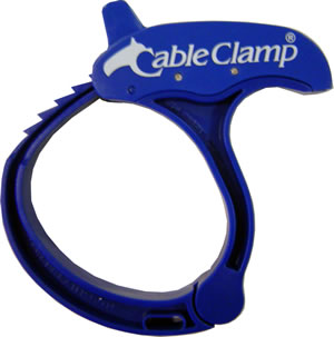 Cable Clamp Large Blue  $3.95